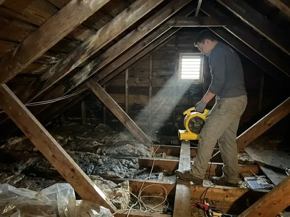 attic-water-damage-drying-proc-007 — frequently asked questions, Emergency Water Extraction & 24/7 Flood Response in Sagamor…